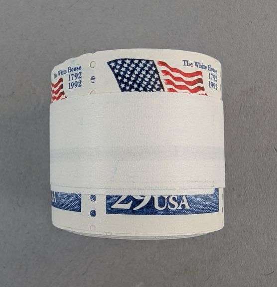 1992 29 Cent USA Flag Over White House Postage Stamps