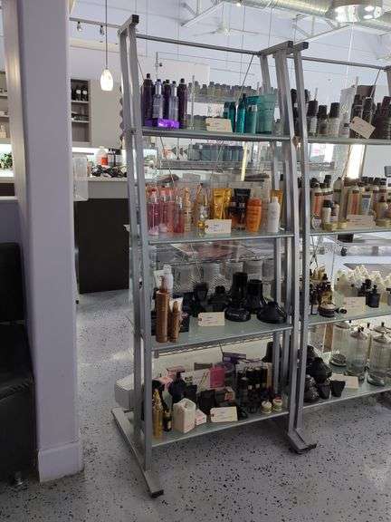 Salon Display Shelving Unit