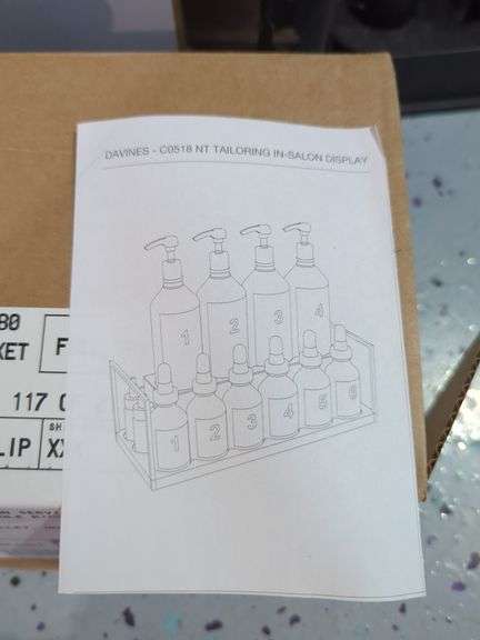 Davines C0518 NT Tailoring In-Salon Display Rack, Qty  2