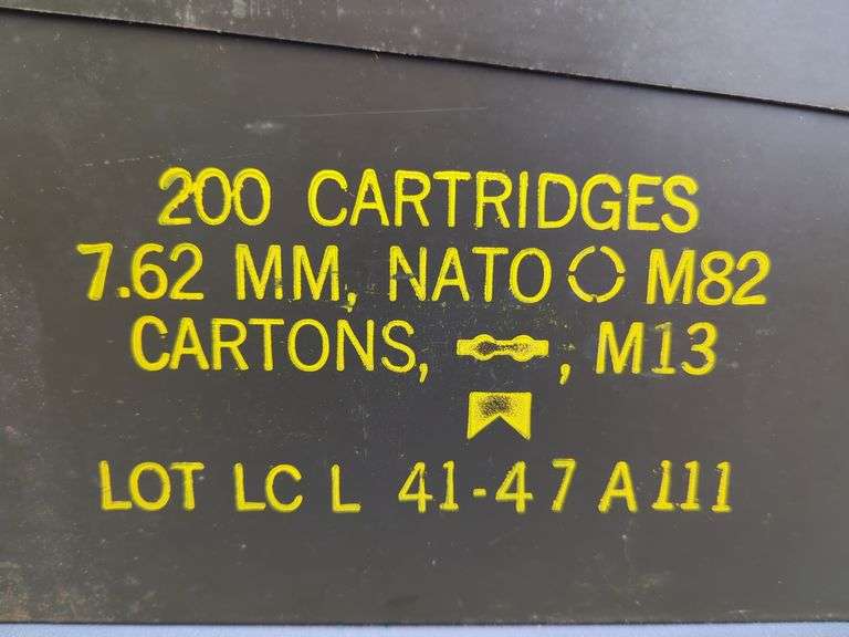 Metal Ammo Cans, Qty 3, 7" X 10" X 4"