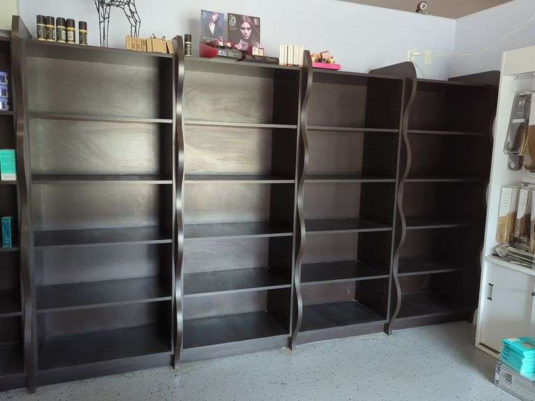 Wood Retail Shelving Units, Qty 4, Must Be A Friday Pick Up