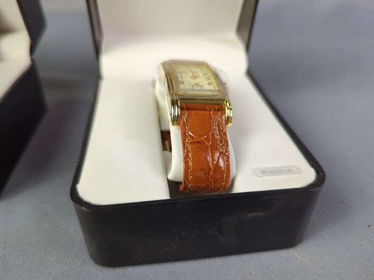 Gruen Watches, Qty 4, Various Styles, One Is Still Strapped Inside Its Box And Appears New, Includes 2 Additional Boxes