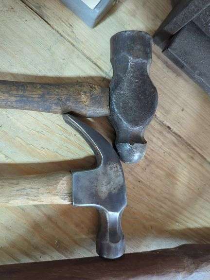 Assorted Hammers Including Claw, Ball Peen & Other Styles, Qty 3
