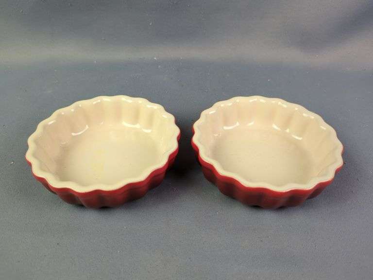 Le Creuset Mini Fluted Flan, Qty 2, Brulee And Pie Dishes