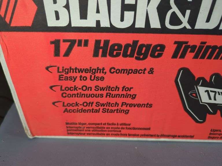 Black & Decker TR1700 17" Hedge Trimmer, In Original Box