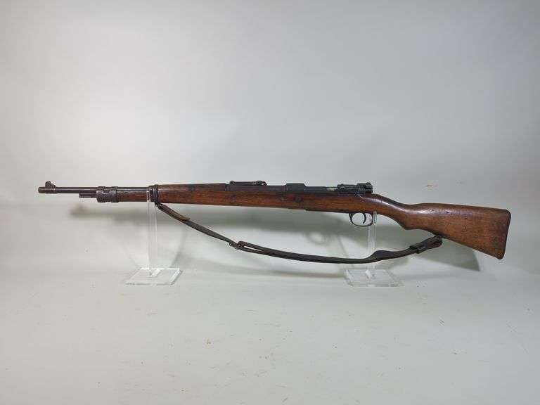 China Chiang Kai-shek Type 24 7.92x57mm Mauser Bolt Action Rifle SN# K4344, Cal Is Believed To Be 7.92x57mm Mauser, With Bayonet, Leather Sling
