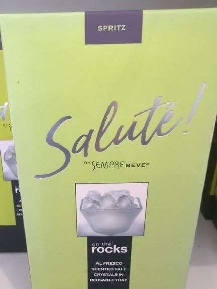 Salute! By Sempre Beve' Al Fresco Scented Salt Crystals, Various Scents,Qty 4