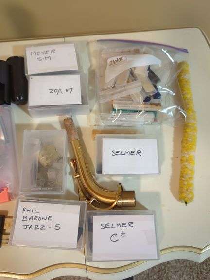 Saxophone Reeds and Mouthpieces, Various Styles