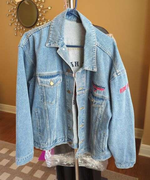 Harley-Davidson Las Vegas Cafe Mens Denim Jacket, Size L