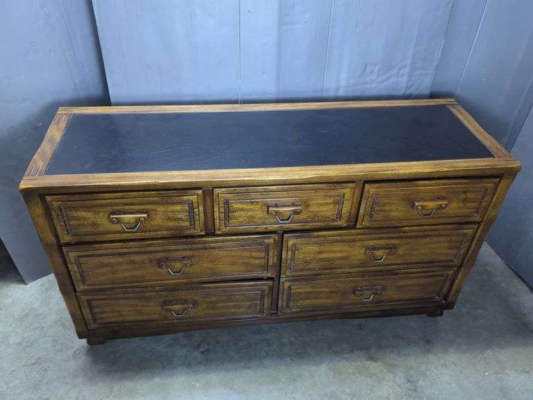 Dresser with Black Top