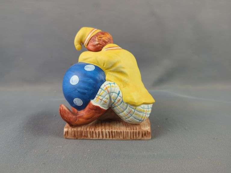 Porcelain Clown Figurines