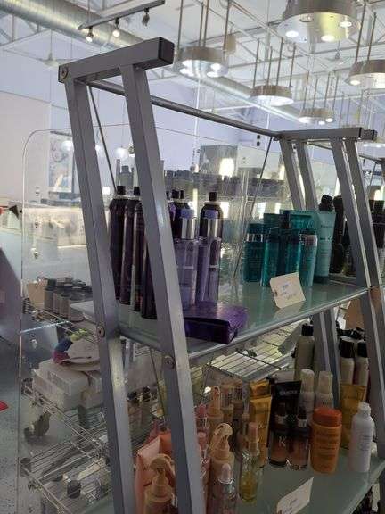 Salon Display Shelving Unit
