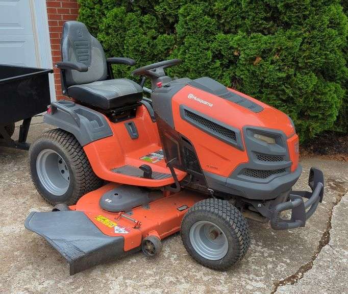 Husqvarna TS 354XD Riding Lawn Mower With 54" Deck, Hours Showing On Gauge 66