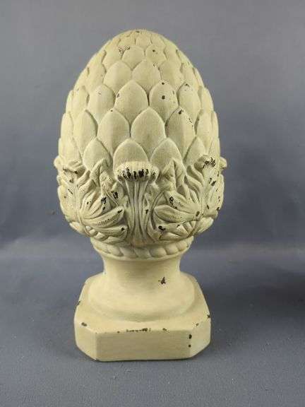 Decorative Ceramic Pinecone Finials