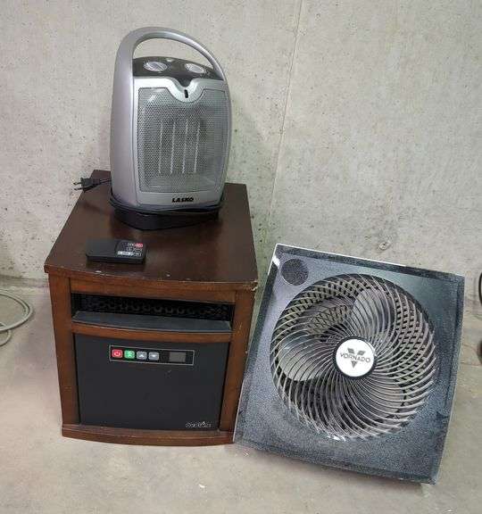 Lasko Heater, Duraflame Heater and Vornado Fan Lot