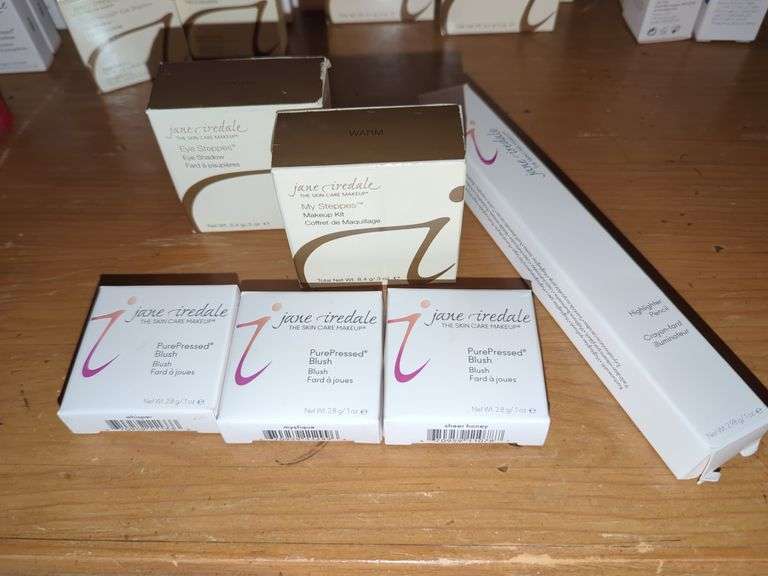 Jane Iredale Makeup Including Eye Steppes, My Steppes, Blush, Highlighter, Various Colors