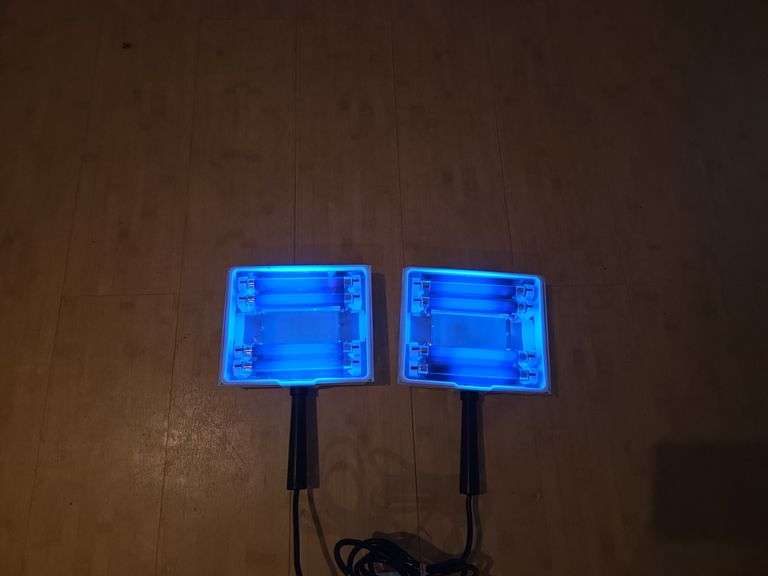 UV Light Curing Lamps, Qty 2