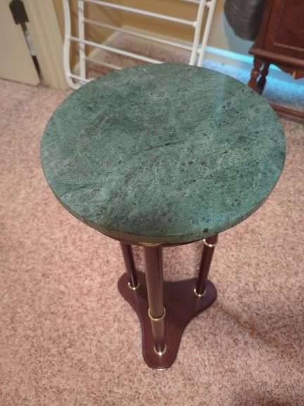 Marble Top Accent Table