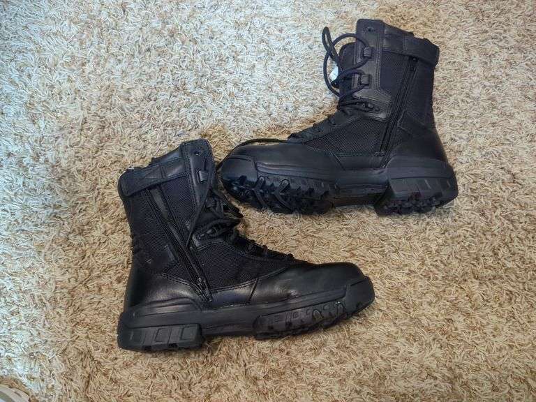 Bates Tactical Sport Side Zip Boots, Size 9