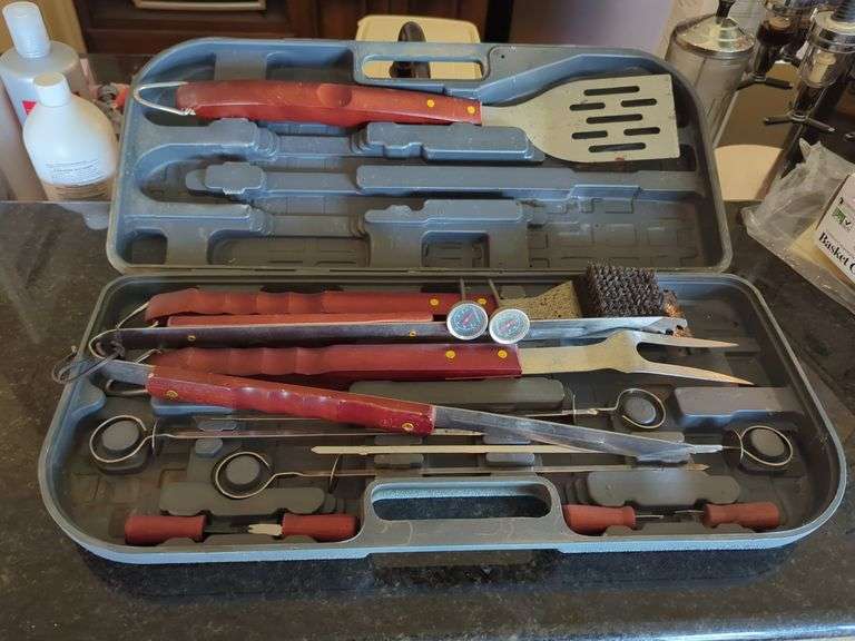 Brinkmann BBQ Grill Tool Set with Case