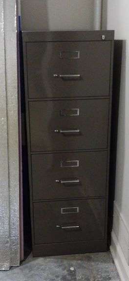 Four-Drawer Metal Filing Cabinet