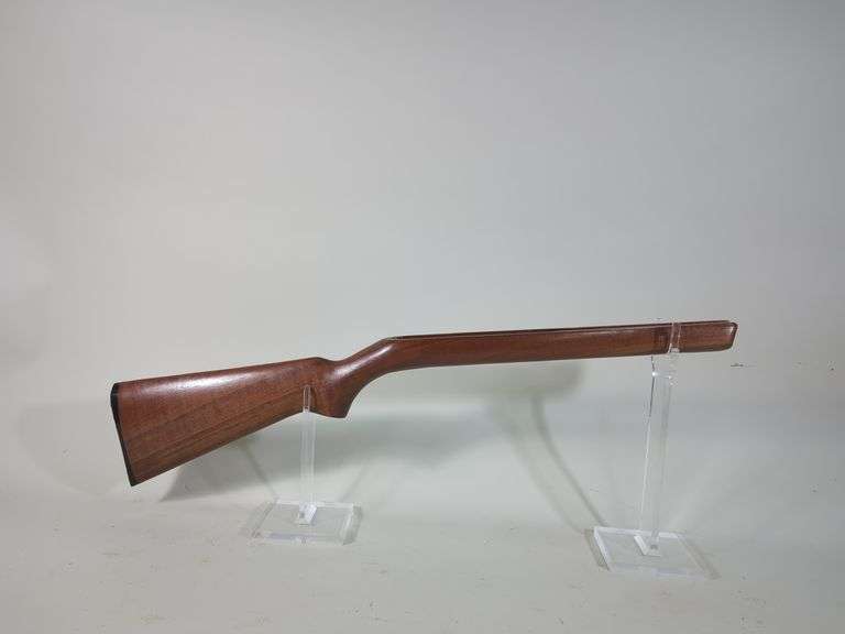 Wood Rifle Stock, With Butt Plate Marked VL, 28" Long