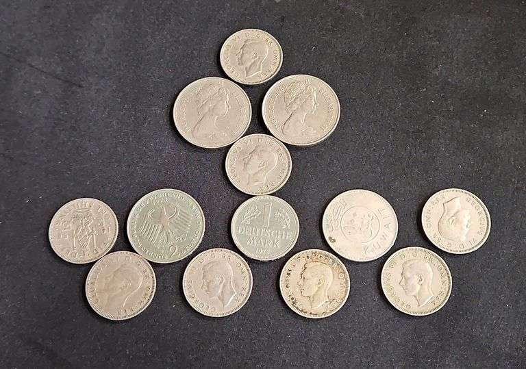 Foreign Coin Collection - Mixed Assortment of European Currency