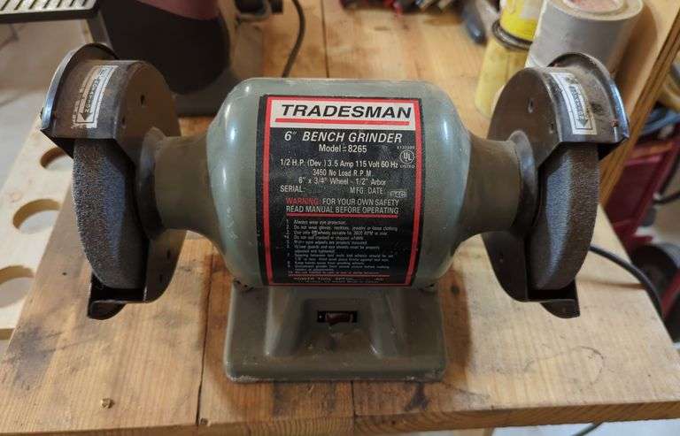 Tradesman 6" Bench Grinder - Model 8265