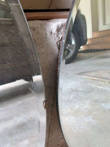 Full Length And Oval Mirrors, Qty 3