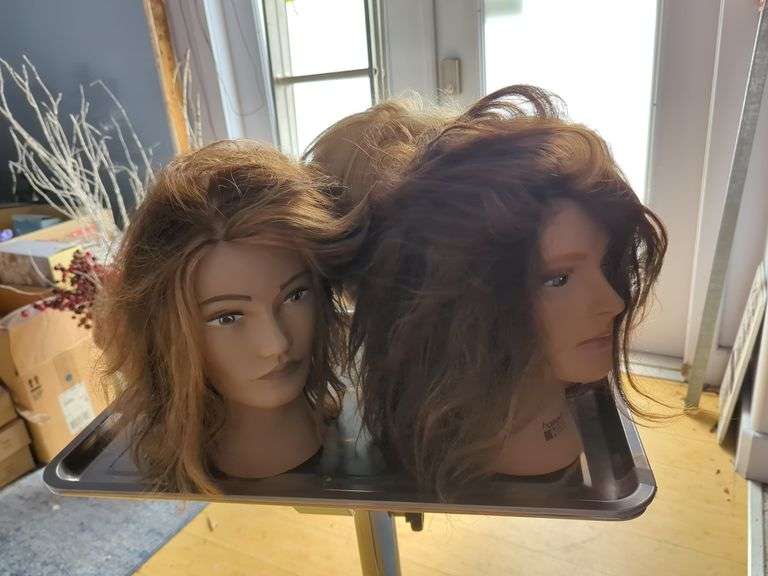 Hair Styling Training Mannequins Heads, Qty 5