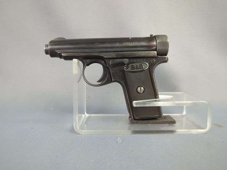 J.P. Shuer & Sohn 1913 7.65mm Pistol SN# 15391, 2 Total Mags