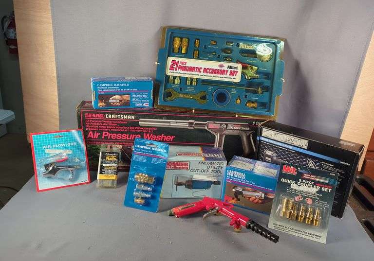 Pneumatic Air Tools, Accessories, and Nailer