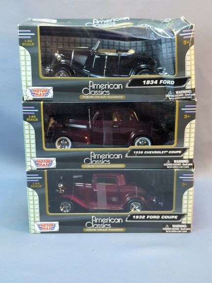 Motor Max American Classics 1/24 Scale Diecast Cars