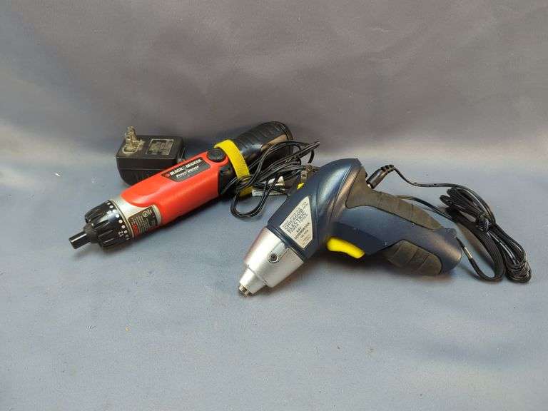 Black and Decker Pivot Driver and Chicago Electric Screwdriver