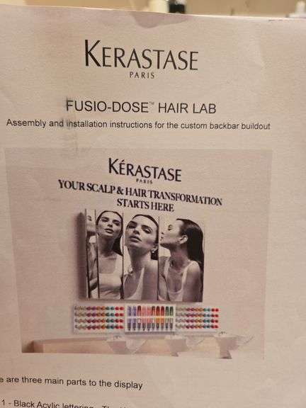 Kerastase Fusio-Dose Hair Lab Backbar Buildout Display, In Original Box