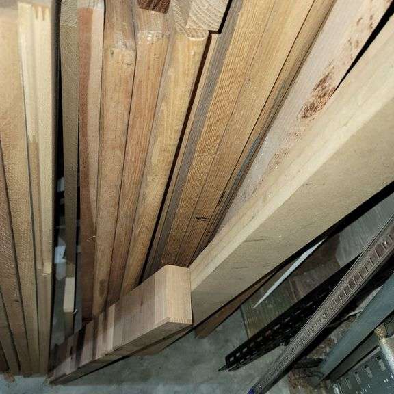 Lumber Including Cherry, Oak, 4" Pine And Other Exotic Woods, Various Sizes