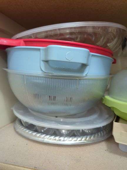 Kitchen Food Storage Containers, Salad Shaker And More and Items