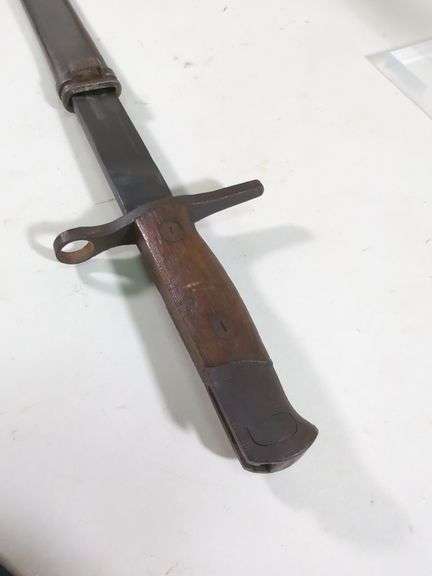 Japan Arisaka Type 99 7.7mm Bolt Action Rifle SN# 61485, With Bayonet, Leather Sling, Wire Monopod