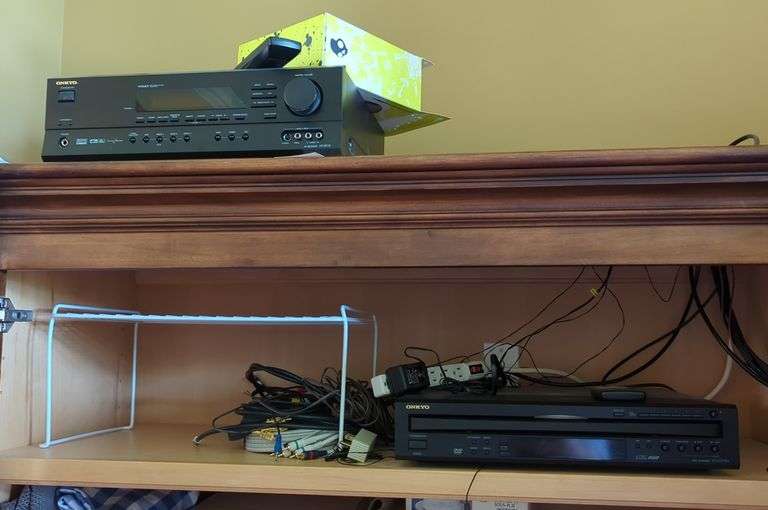 Onkyo AV Receiver and DVD Changer