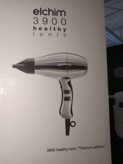 Elchim 3900 Titanium Ionic-Ceramic Professional Hair Dryer, New In Box