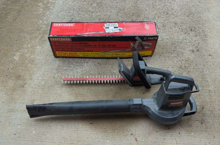 Craftsman Electric Hedge Trimmer and Leaf Blower