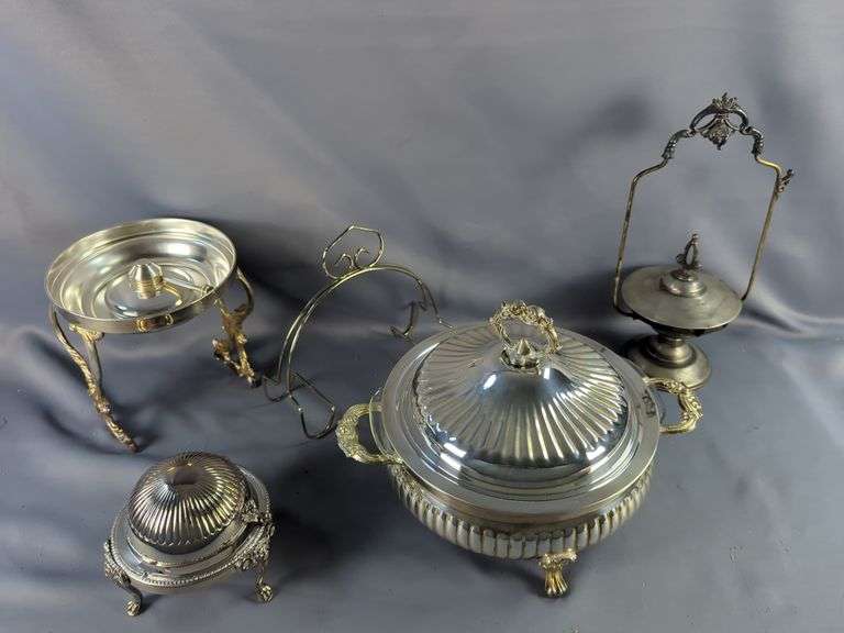 Leonard Silverplate Chafing Dish Set