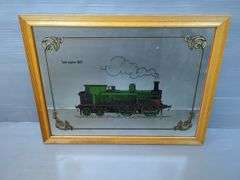 Framed Train Mirrors