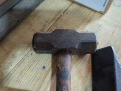 Assorted Hammer Lot - Club Hammer, Mallet, Wedge, Qty 5