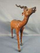 Leather Wrapped Antelope Figurine
