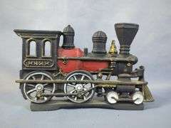 Cast Iron Train And Fruit Basket Door Stops