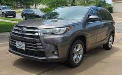 2019 Toyota Highlander Limited Platinum SUV, VIN 5TDDZRFH4KS945526, Mileage Showing On Odometer 119,997, Missouri Title, See Details For Video