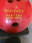 Bowling Balls Including Brunswick NFL Kansas City Chiefs & Ace Both With Bags