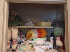 Household Items Including Linens, Decor, and More