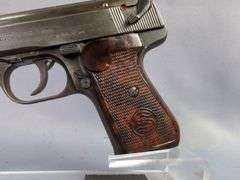 J.P. Shuer & Sohn 38H 7.65mm  Pistol SN# 389732, 2 Total Mags, In Leather Holster